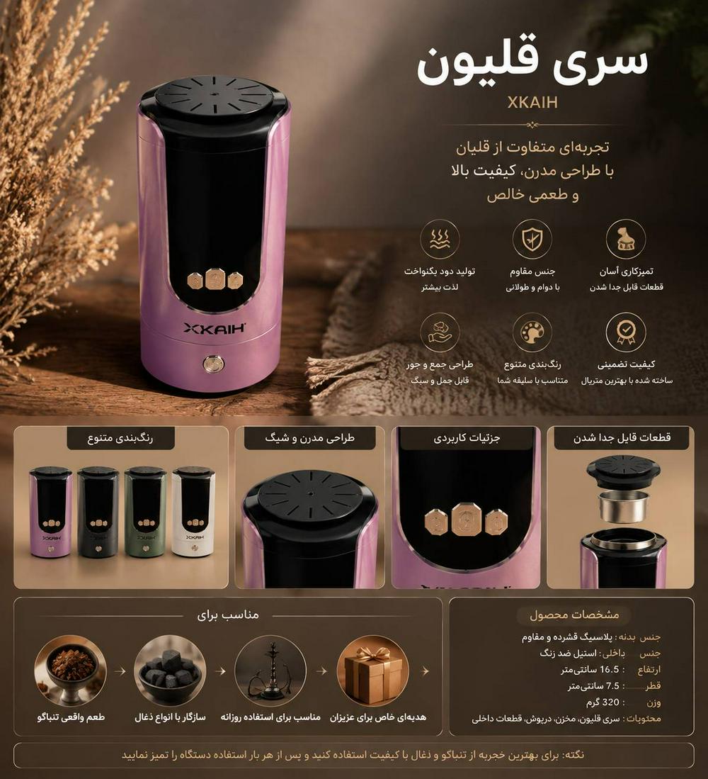 سری قلیون برقی، تصویر ۱