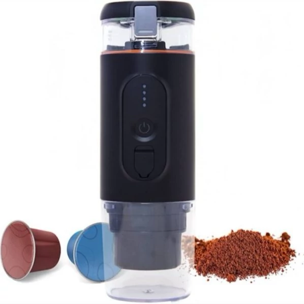 مینی اسپرسو ساز شارژی قابل حمل مدل Mini Espresso CF-1801BGC، تصویر ۱