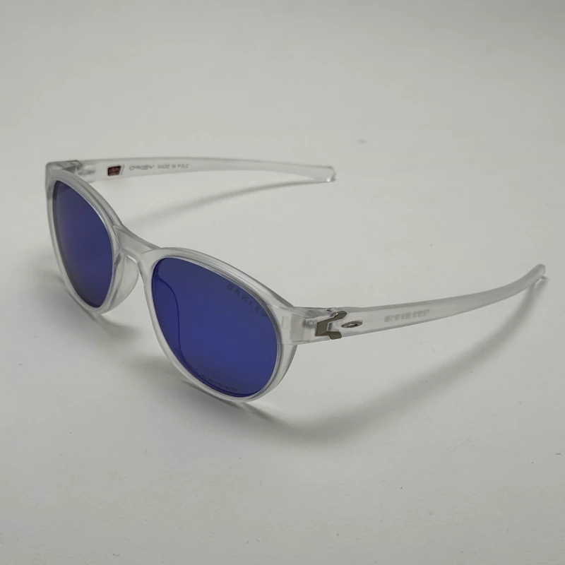 عینک آفتابی پلاریزه اوکلی Oakley کریستالی عدسی آبی گرد کد TO4910، تصویر ۱
