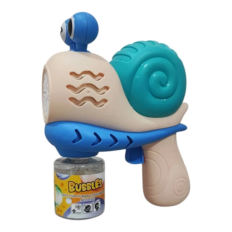 حباب ساز مدل تفنگی مخزن دار شارژی طرح حلزونی کد SNAIL GUN 123، تصویر ۱