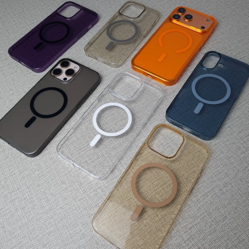 قاب مگسیف کریستالی نازک آیفون 14 پرومکس iPhone 14 Pro Max / گارد شفاف ضد زردی، تصویر ۱
