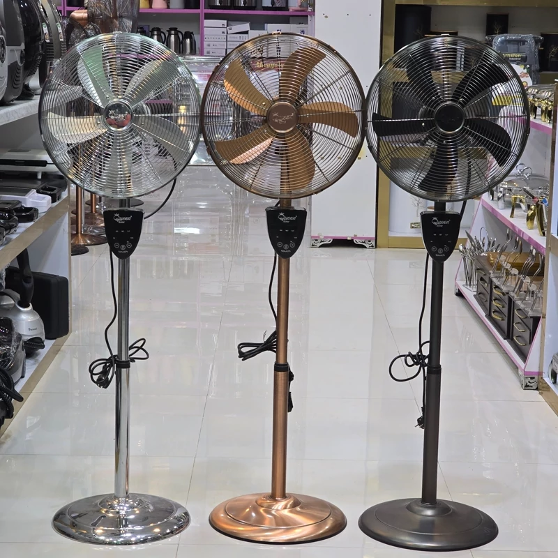 پنکه ایستاده کوئین هوم مدل QH-6680 ریموت دار 5 پره با ارسال رایگان، تصویر ۱
