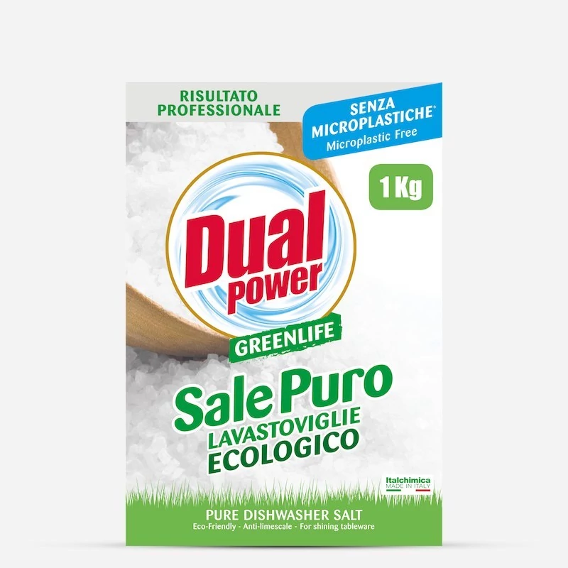 نمک ماشین ظرفشویی 1 کیلوگرم دوآل پاور Dual Power ارگانیک ، تصویر ۱