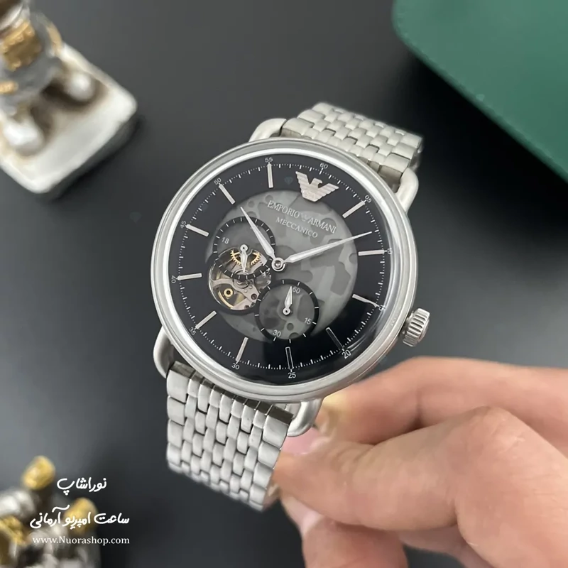 ساعت مچی مردانه امپریو آرمانی اتوماتیک اسکلتون Emporio Armani AR60024، تصویر ۱
