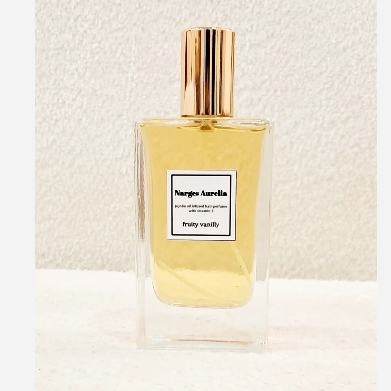 عطر مو 100 میل فروتی وانیلی حاوی روغن جوجوبا و ویتامین E، تصویر ۱