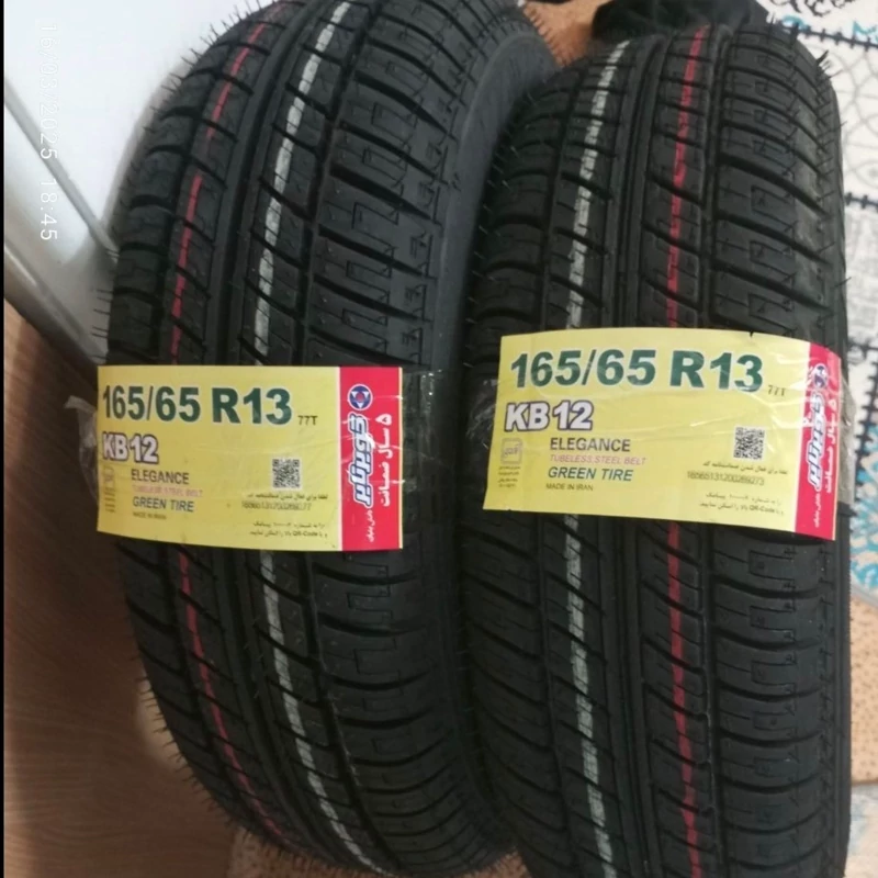 لاستیک کویرتایر سایز165/65/13 پراید (جفت با ارسال رایگان)، تصویر ۱