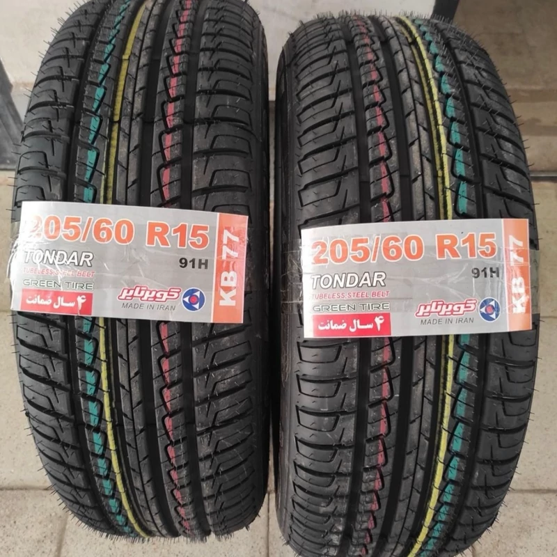 لاستیک کویرتایر سایز 205/60/15 سمند-دنا-پژو-L90-شاهین(جفت با ارسال رایگان)، تصویر ۱